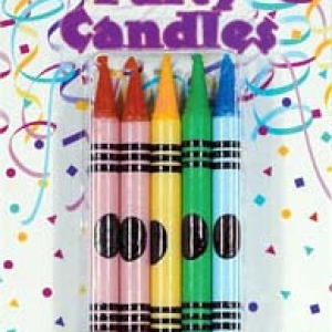Crayon Candles 10 count