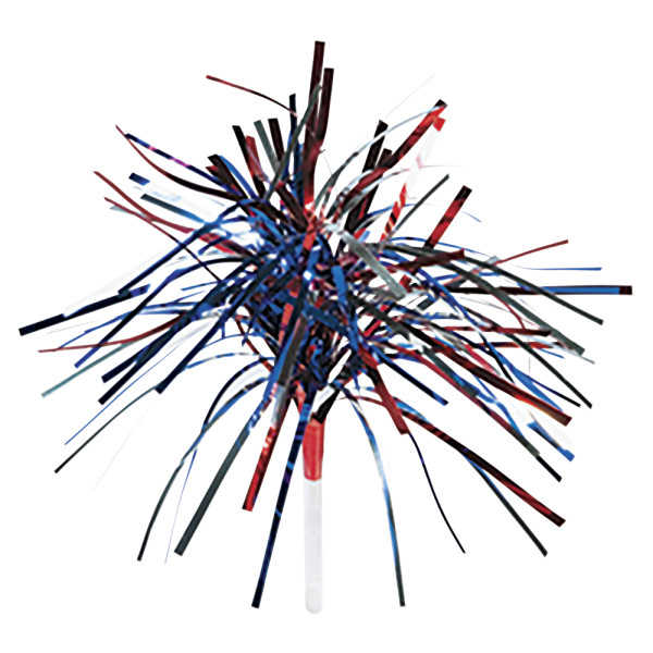 Mylar Spray Red, White & Blue 4 count