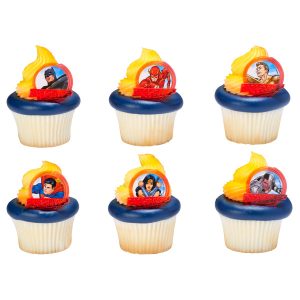 Justice League Brave & Bold Rings 12 count