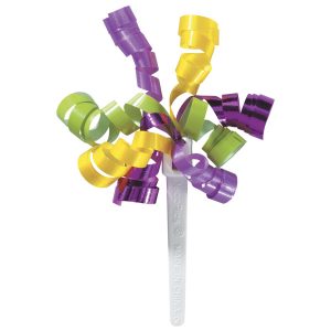 Ribbon Curl Neon Colors Pick 4 count
