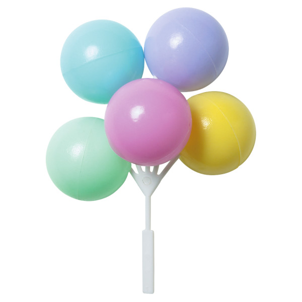 Balloon Cluster 5" Large Pastel Assorted 3 count