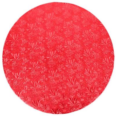 18" Red Round Drum Each
