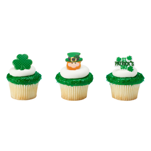 St. Patrick's Day Icon Rings 12 count