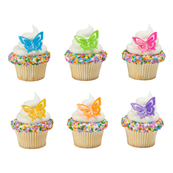 Butterfly Rings 12 count