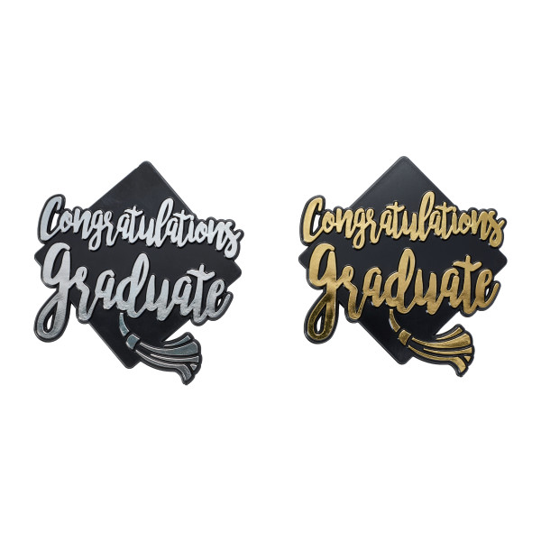 Congratulations Graduate Layon 3 1/2" x 3 1/2" Each
