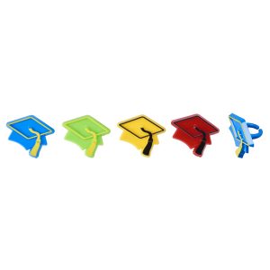 Grad Hat Assortment Ring 12 count