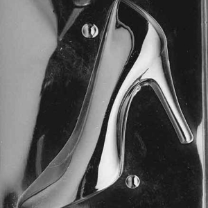 3D High Heel Shoe Candy Mold 1 cavity Side B