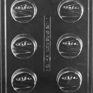 Mummy Cookie Candy Mold 6 cavity