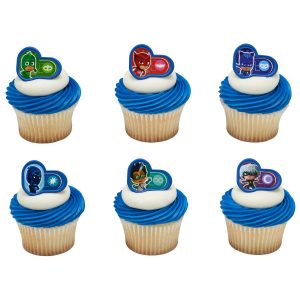 PJ Masks Heroes & Villains Rings 12 count
