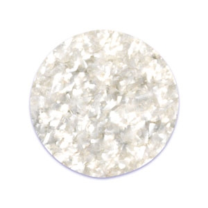 Bright White Edible Glitter 4 oz