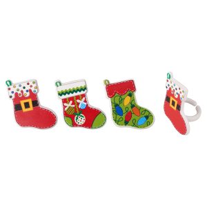 Festive Stocking Rings 12 count