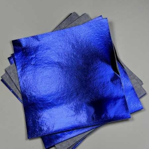 Foil Wrappers Dark Blue 4″x 4″ approx 500 Count