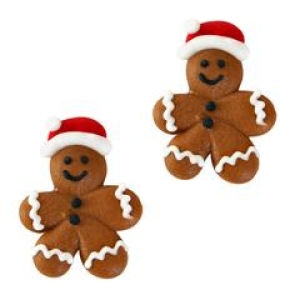 Gingerbread w/hat Royal Icing 8 count