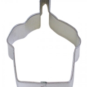 Cupcake with Candle Cookie Cutter 3 1/2″ Each