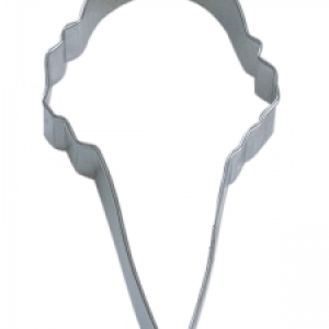 Ice Cream Cone Cookie Cutter 4″ Each