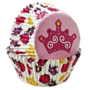 Princess Bake Cups 2″ Base 50 count