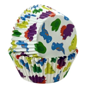 Dinosaur Bake Cups 2″ Base 50 count