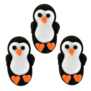 Penguin Royal Icing 12 count