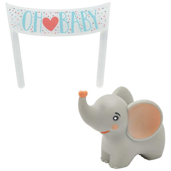 Oh Baby Elephant DecoSet Each - Image 2