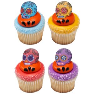 Dia de Los Muertos Spirit Rings 12 count