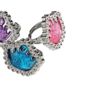 Princess Tiara Rings 12 count