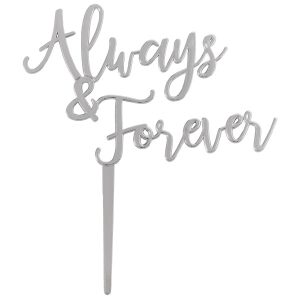 Silver Always & Forever Pick  5″ Each