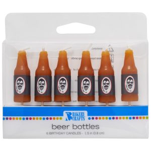 Beer Bottle Candles Each