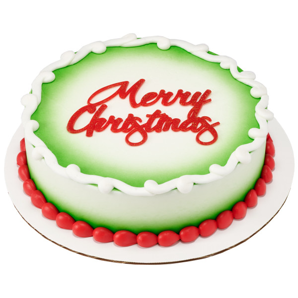 Merry Christmas Script Glitter Layon Each - Image 2