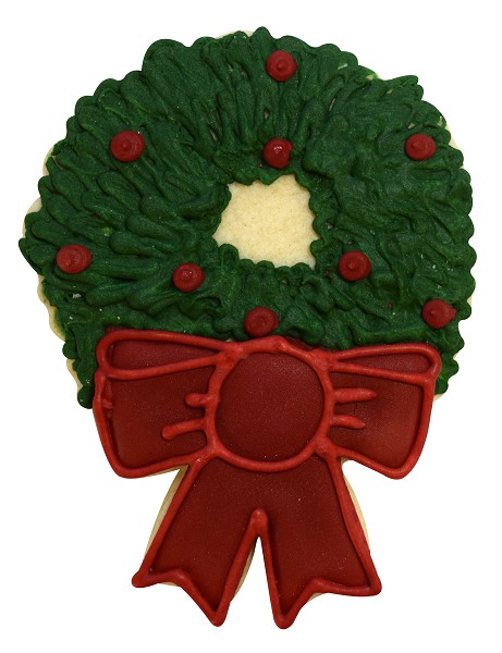 Christmas Wreath Cookie Cutter 4" Each - Image 2