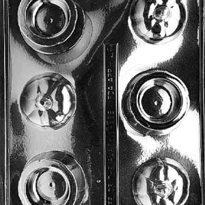 Pumpkin Pour Mold  6 cavity Each