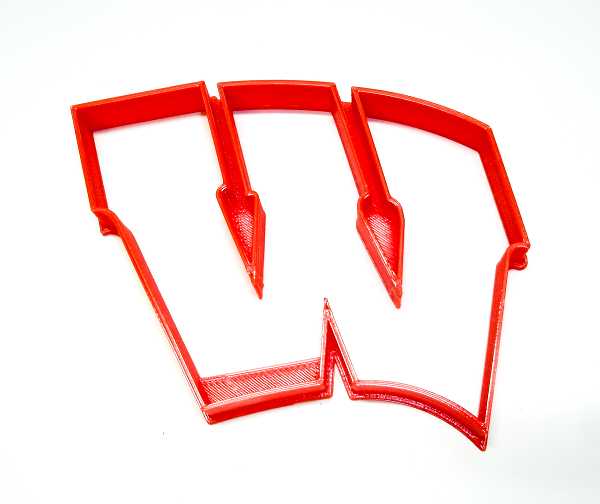 Wisconsin Badgers W Logo Cookie Cutter Each