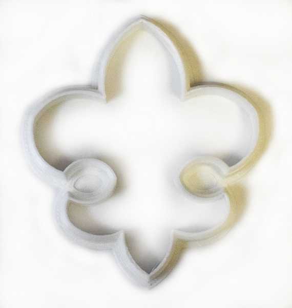 Fleur De Lis Scouts Cookie Cutter Each