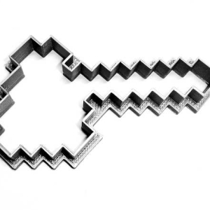 Minecraft Axe Shape Block Cookie Cutter Each