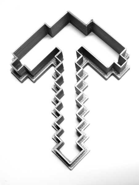 Minecraft Pickaxe Shape Cookie Cutter Each