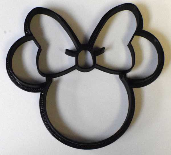 Minnie Mouse Head Cookie Cutter Each