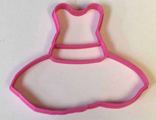 Minnie Mouse Dress Cookie Cutter Each