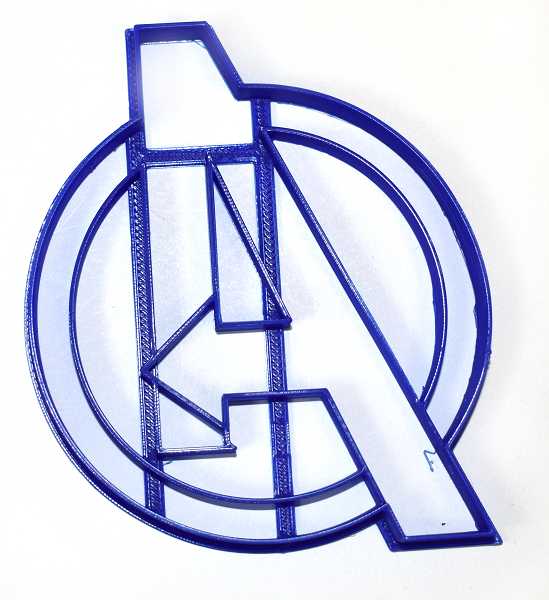 Avengers Logo Marvel Superhero Cookie Cutter Each