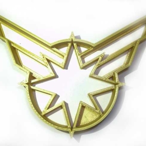 Captain Marvel Superhero Cookie Cutter Each