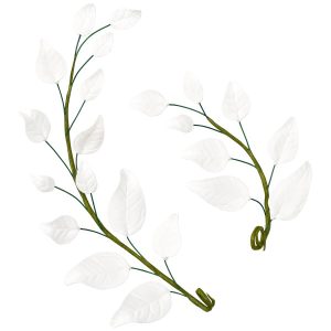 Leaf Sprig Assortment Gum Paste 2 count