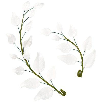 Leaf Sprig Assortment Gum Paste 2 count