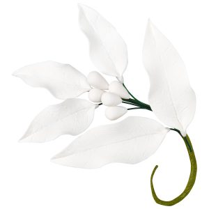 Leaves & Buds Sprig Assortment Gum Paste Each