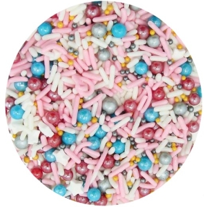 White Christmas Mix Sprinkles 5 oz