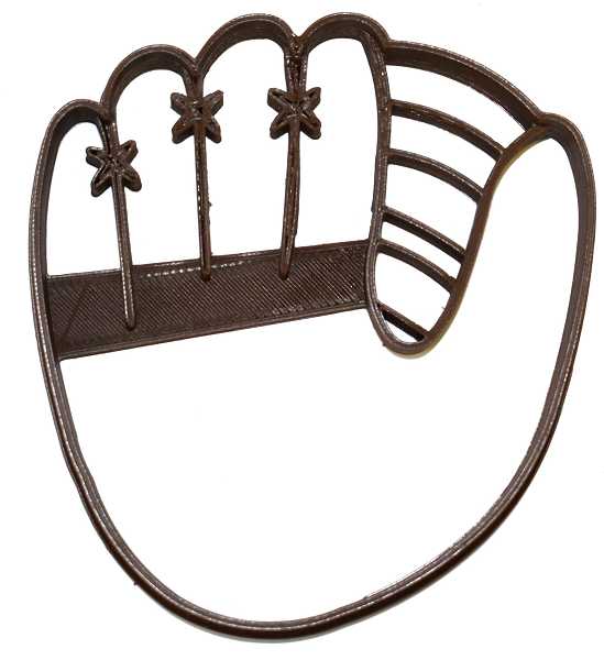 Baseball Glove Cookie Cutter Each
