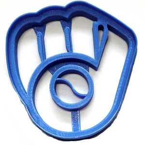 Milwaukee Brewers Glove Cookie Cutter Each