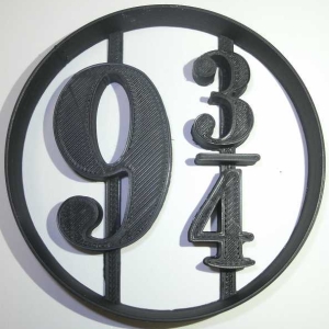 Harry Potter 9 3/4 Cookie Cutter Each