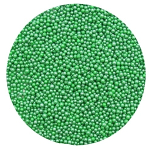 Green Mini Pearl Beads 5 oz