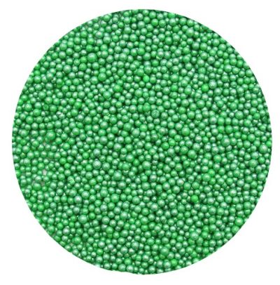 Green Mini Pearl Beads 5 oz