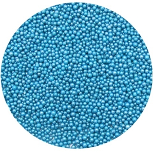 Blue Mini Pearl Beads 5 oz