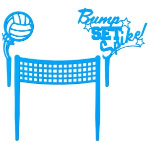 Bump, Set, Spike (Volleyball) Cake Kit Each