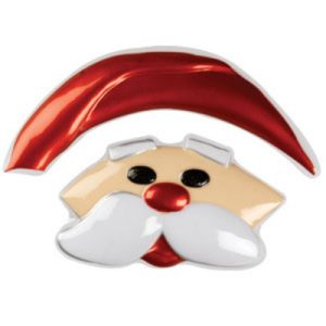 Santa Face POP TOPS 2pc 4 3/4″ 2 Piece Set